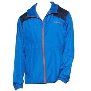 Columbia Flashback Windbreaker Rain Jacket Omni-Shade UPF 40 Water Resistant, M